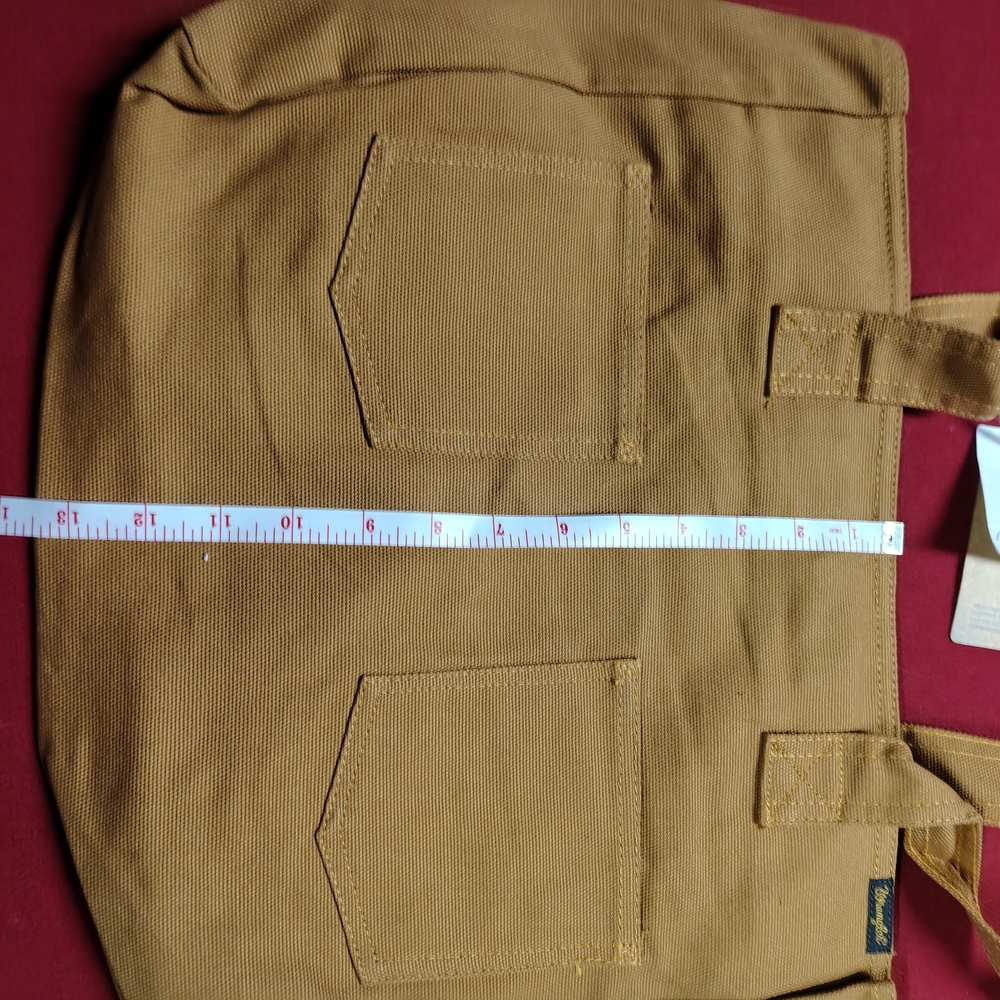 Stylish Wrangler Tan Canvas Tote Bag - Picture 8 of 9